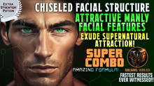 Load image into Gallery viewer, Get A Chiseled Facial Structure (Attractive Manly Facial Features) + Exude Supernatural Attraction!