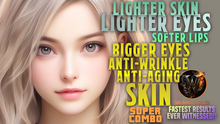Load image into Gallery viewer, Lighter Skin, Lighter Eyes, Softer Lips, Bigger Eyes, Anti-Wrinkle, Anti-Aging Skin (SUPER COMBO)
