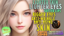 Load image into Gallery viewer, Lighter Skin, Lighter Eyes, Softer Lips, Bigger Eyes, Anti-Wrinkle, Anti-Aging Skin (SUPER COMBO)