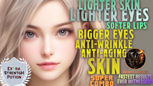 Load image into Gallery viewer, Lighter Skin, Lighter Eyes, Softer Lips, Bigger Eyes, Anti-Wrinkle, Anti-Aging Skin (SUPER COMBO)