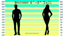 Load image into Gallery viewer, BECOME 6' 0" TALL FAST | Original Classic Revitalized ✨