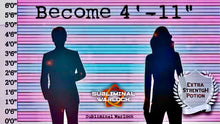 Load image into Gallery viewer, Become 4'-11" Tall (Get Shorter or Taller - Subliminal Hypnosis Binaural Beat Monaural Beat Frequency Meditation Potion - Subliminal Warlock