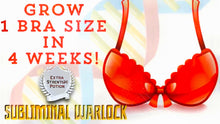 Load image into Gallery viewer, GROW 1 FULL BRA SIZE IN 4 WEEKS NATURALLY! SUBLIMINAL AFFIRMATIONS MEDITATION - INCREASE BREAST SIZE