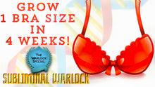 Load image into Gallery viewer, GROW 1 FULL BRA SIZE IN 4 WEEKS NATURALLY! SUBLIMINAL AFFIRMATIONS MEDITATION - INCREASE BREAST SIZE