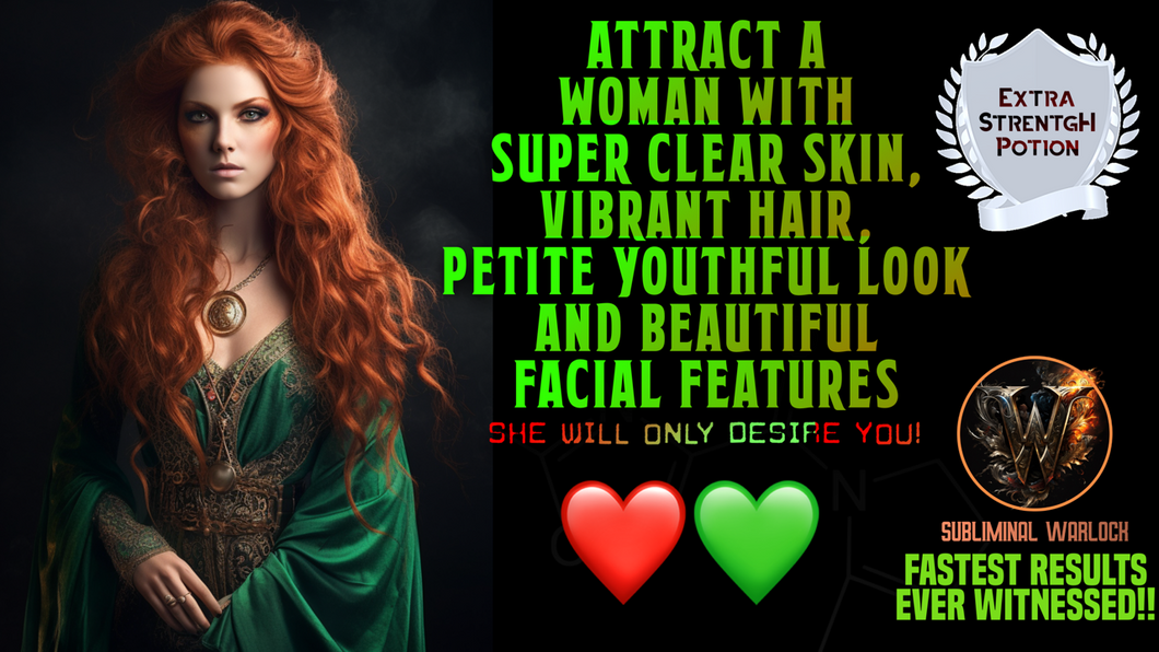 Attract A Woman with Super Clear Skin, Vibrant Hair, Petite, Youthful Looking and Beautiful Facial Features Fast!