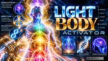 Load image into Gallery viewer, LIGHT BODY ACTIVATOR - Energetic Body Awakening + Higher Consciousness + Aura Expansion + Spiritual Ascension
