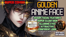 Load image into Gallery viewer, Golden Anime Face *SUPER COMBO* (Sharp Facial Features etc)
