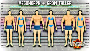 Become a Mesomorph + Grow Taller - Programmed Audio - Subliminal Warlock