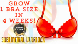 GROW 1 FULL BRA SIZE IN 4 WEEKS NATURALLY! SUBLIMINAL AFFIRMATIONS MEDITATION - INCREASE BREAST SIZE