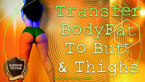 Transfer Body Fat to Butt & Thighs Fast! Subliminal Frequencies Hypnosis Binaural Beats